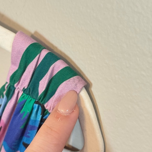 Slate & Willow • Bow Front‎ Avant Garde Floral Crop Top Sz Sm Tropical - Picture 7 of 13